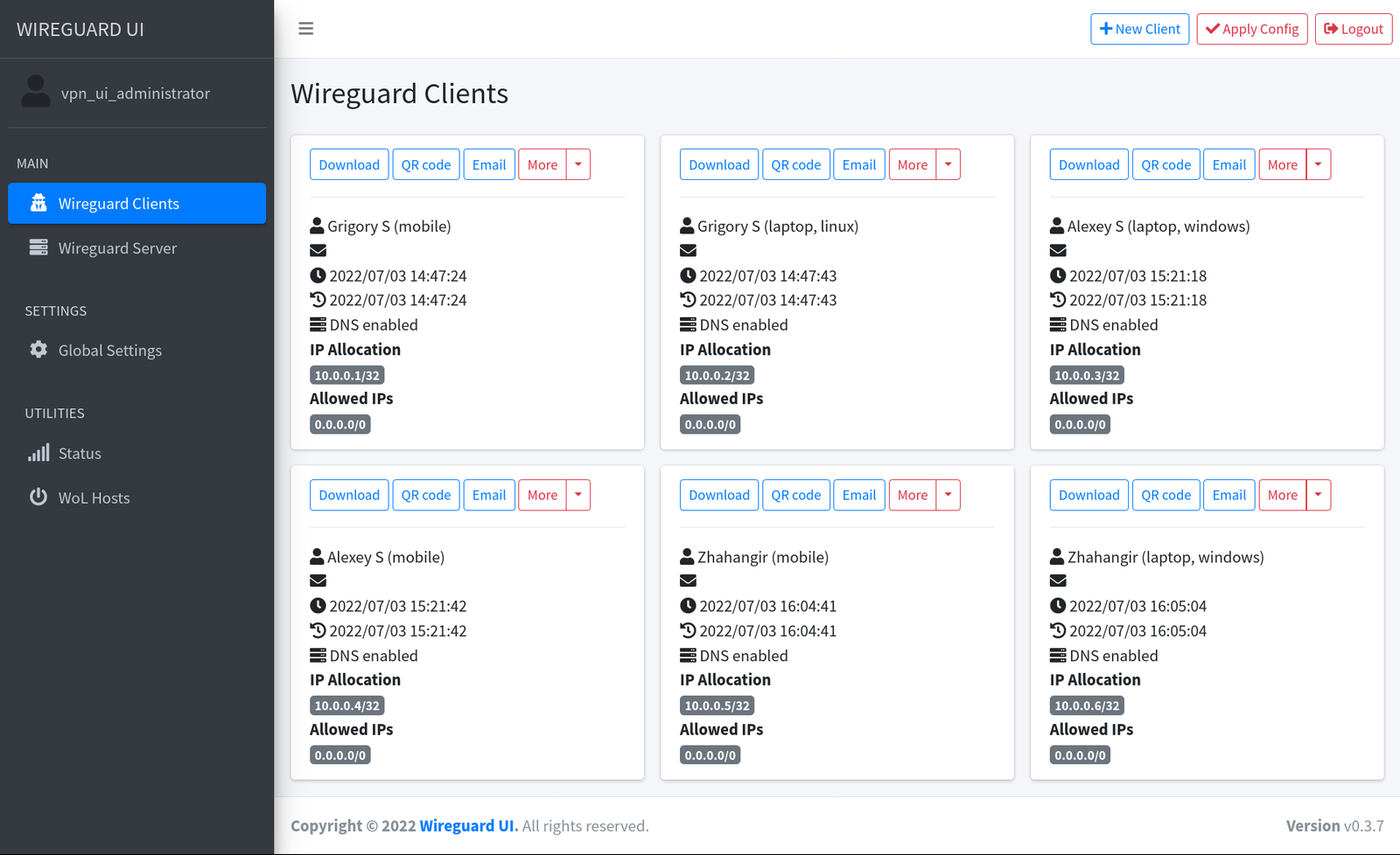 WireGuard Interface