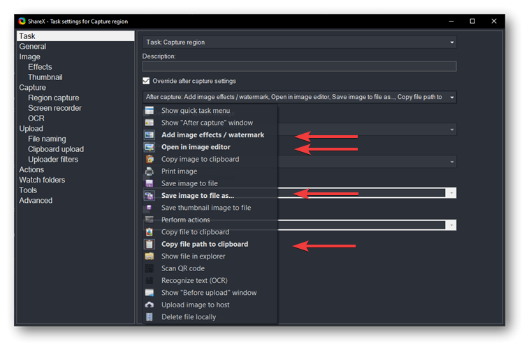 Task Settings