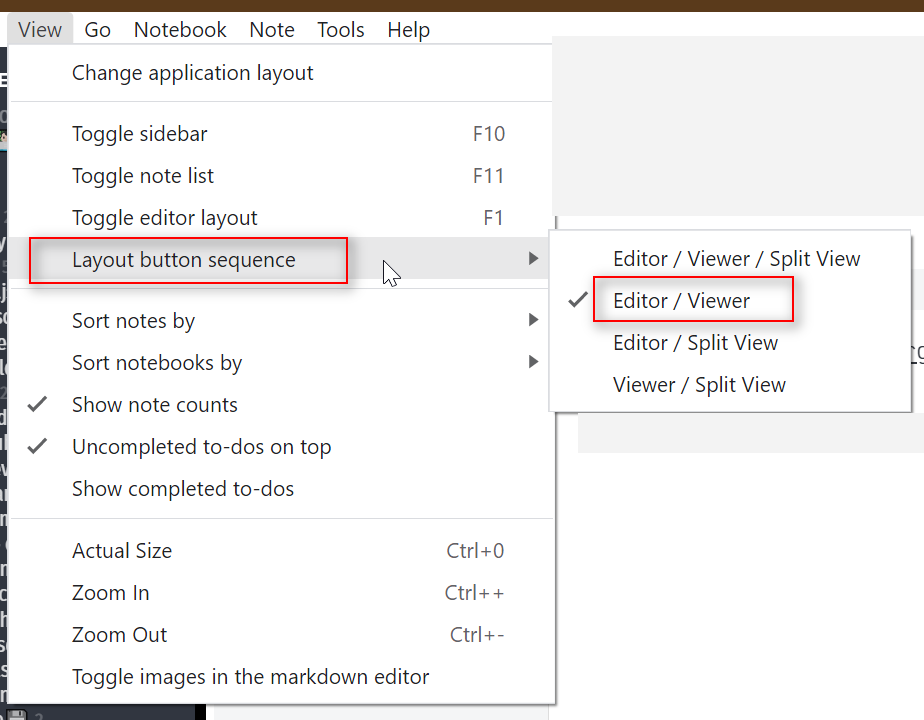 Joplin markdown editor