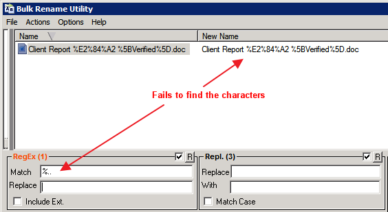 Bulk Rename Utility regex example