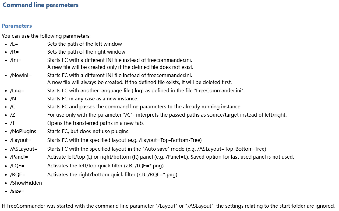 Listary actions and keyboard shortcuts