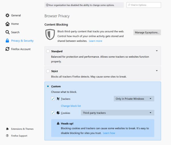 Privacy Dashboard