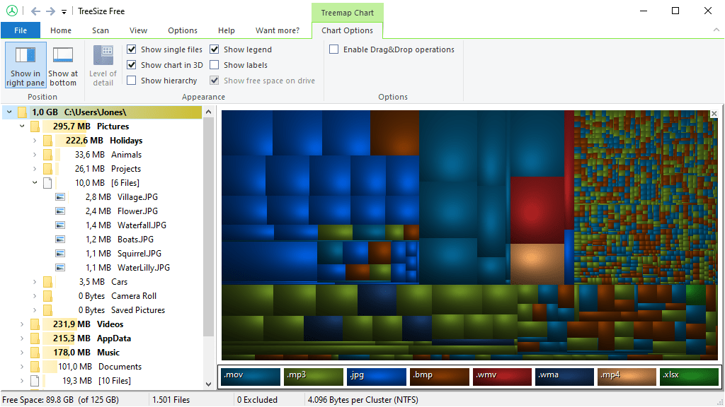 WinDirStat Treemap View