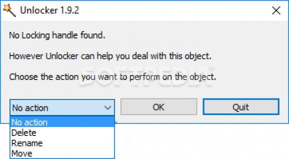 Unlocker unlock action