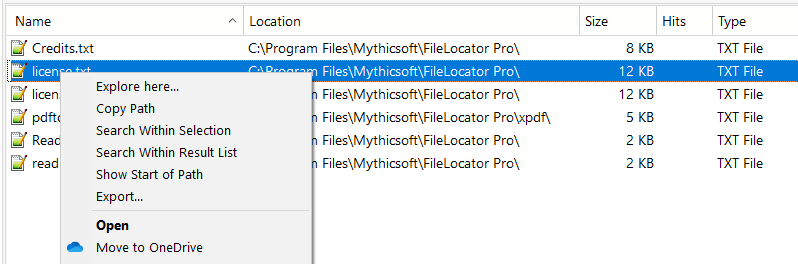 Agent Ransack advanced filters and options