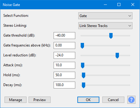 Effects and Noise Reduction
