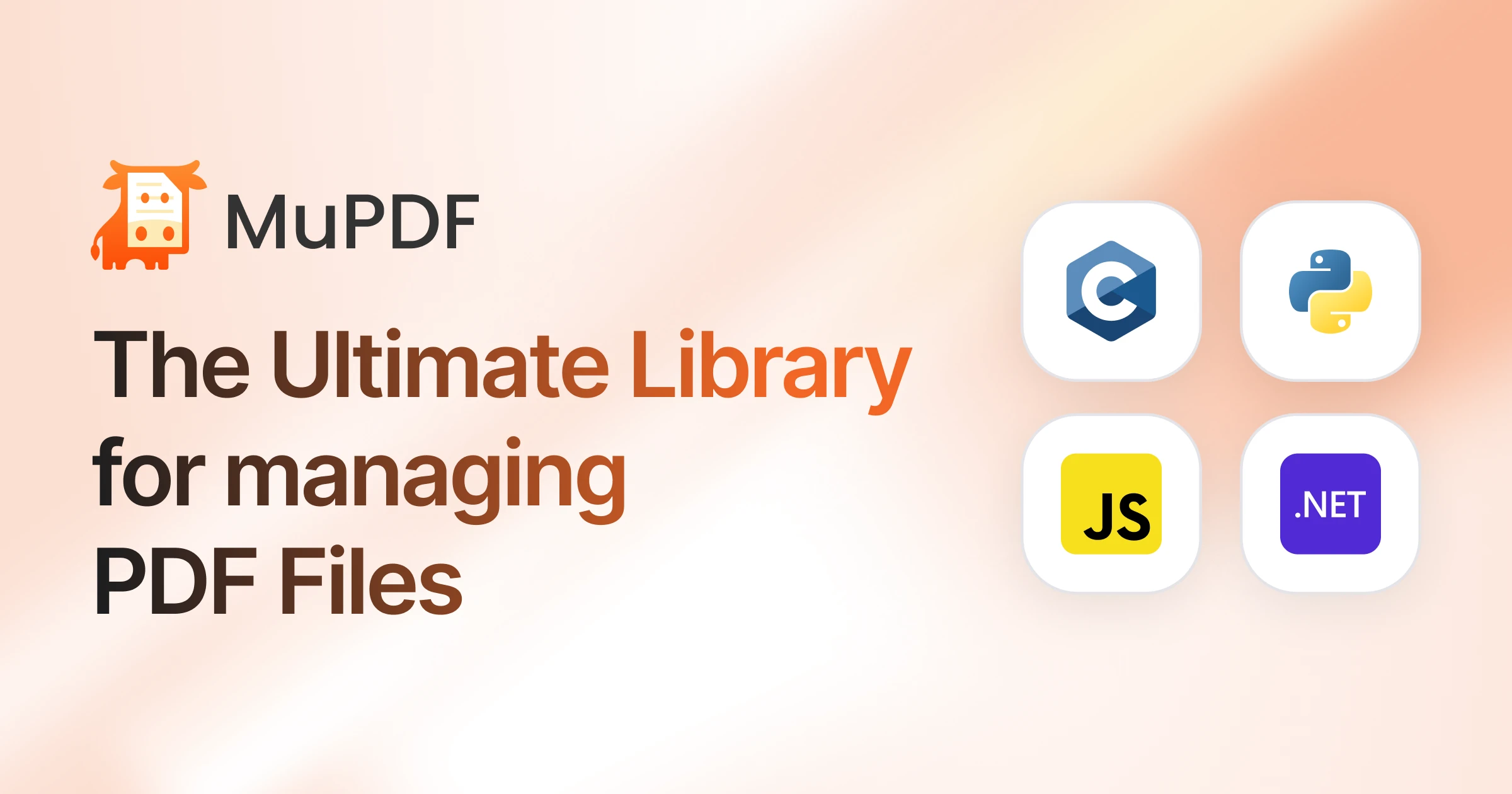 MuPDF multi-format support