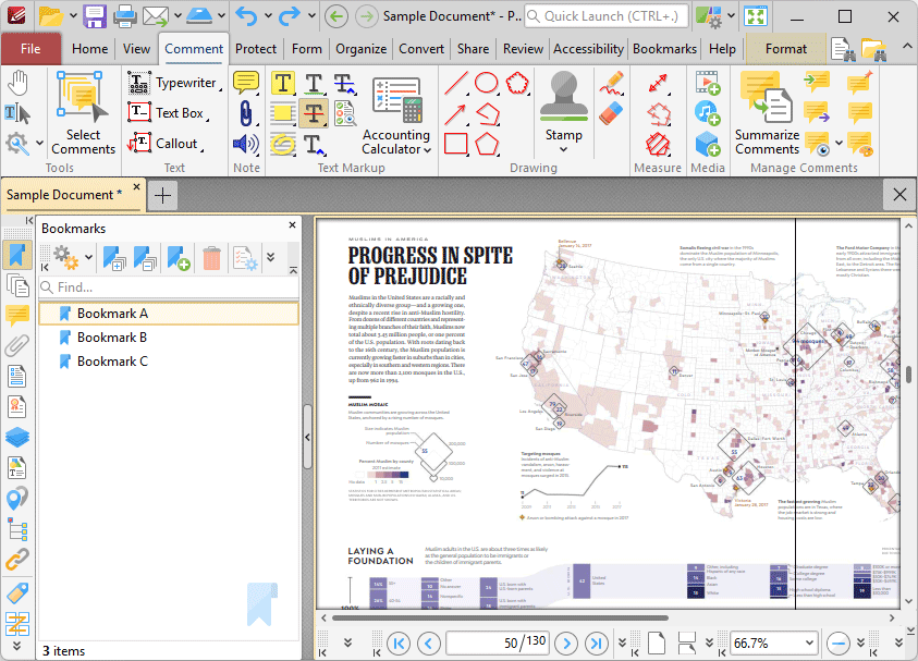 PDF-XChange Viewer form filling