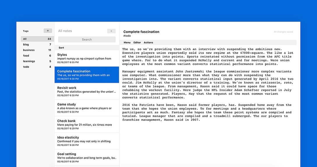Standard Notes encrypted notes