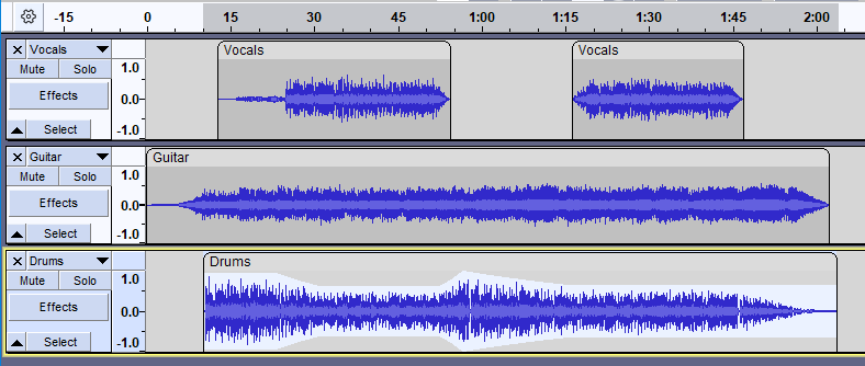 Multi-track Editing