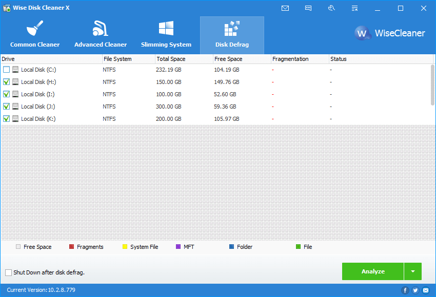 Defragmentation Tool